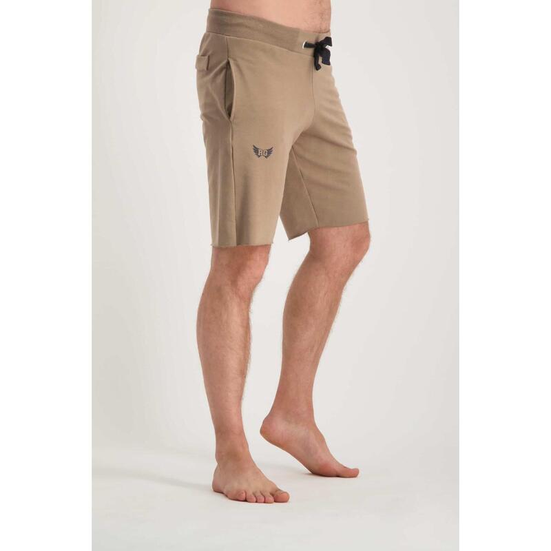 Short de yoga Bhodi - Couleur du cacao