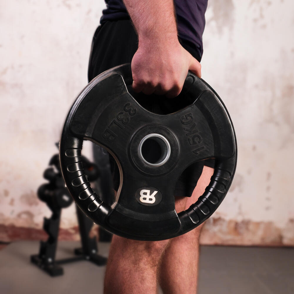 60KG Tri-Grip Olympic Weight Plates Set 6/7