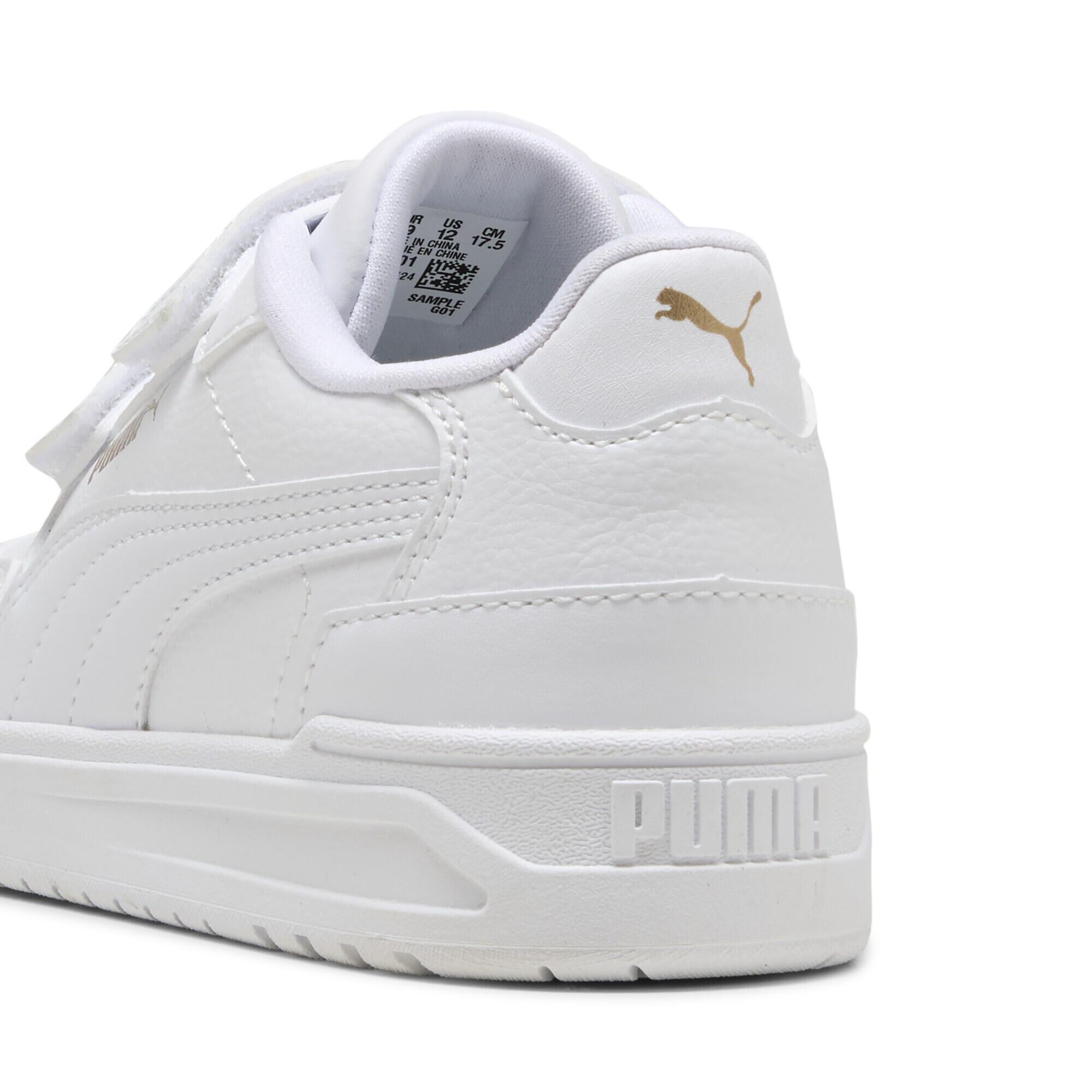 Sapatilhas fitness infantil couro sintético Shuffle Downtown Low PUMA 2/7