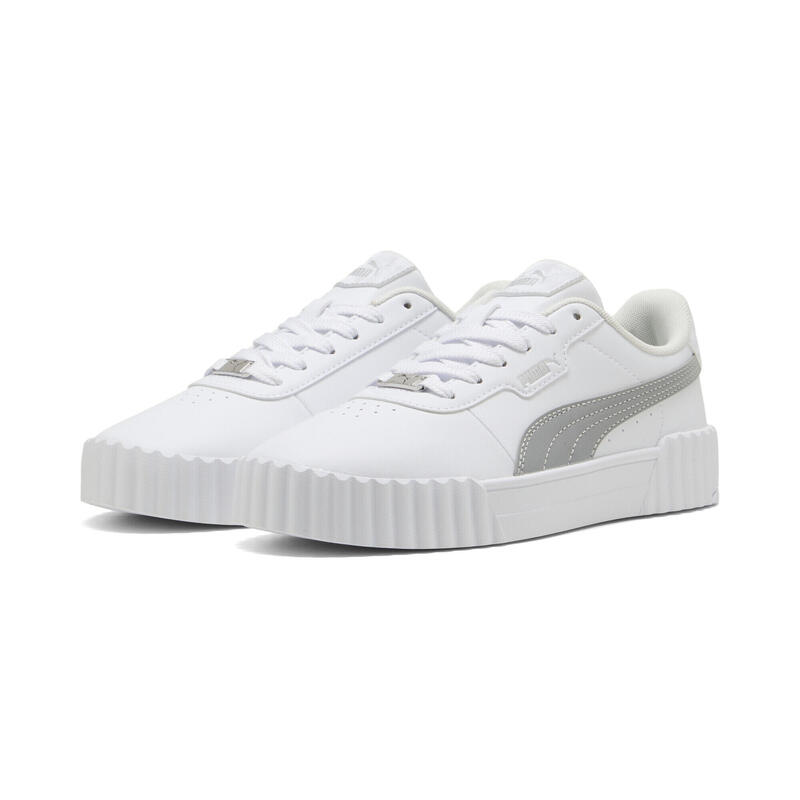 Damskie sneakersy Carina 3.0 Day Night PUMA White Silver Metallic