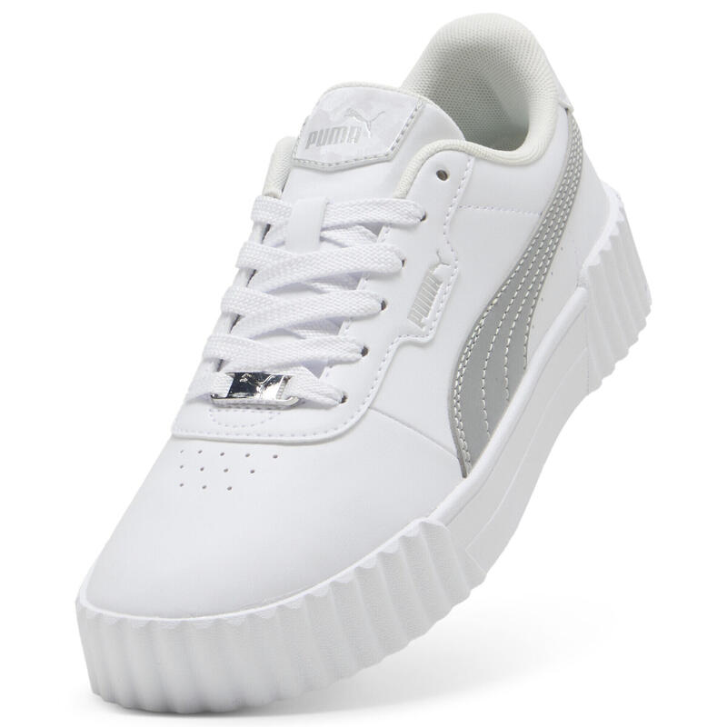 Damskie sneakersy Carina 3.0 Day Night PUMA White Silver Metallic
