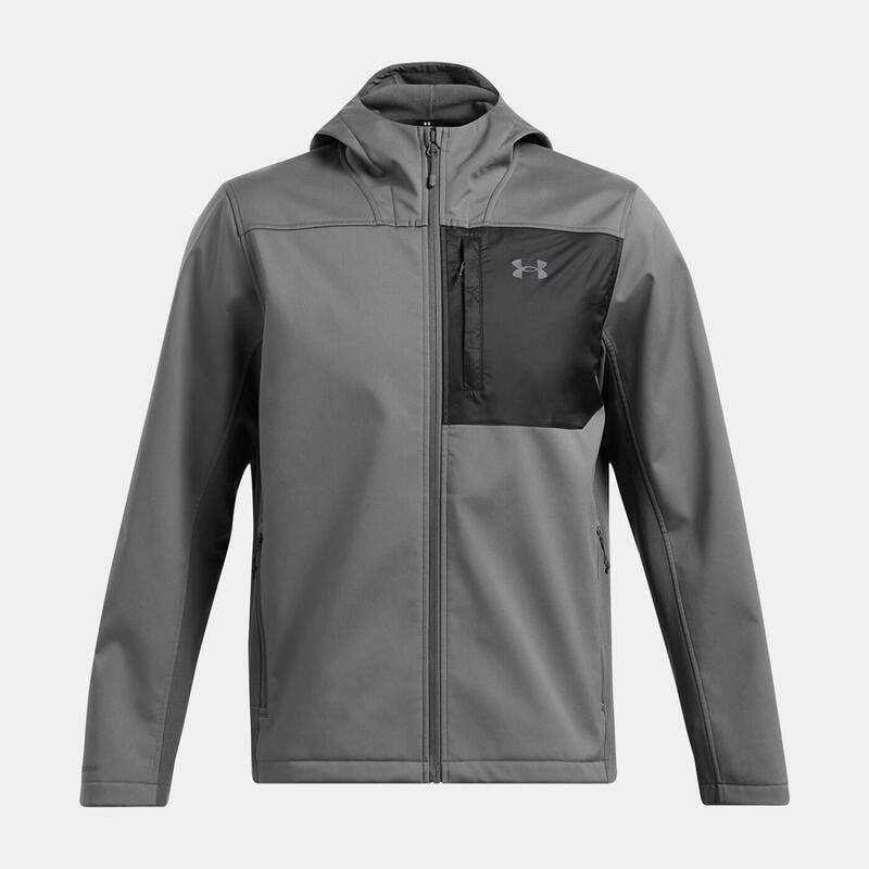Under Armour SHIELD HOODED JACKET-GRY férfi kabát