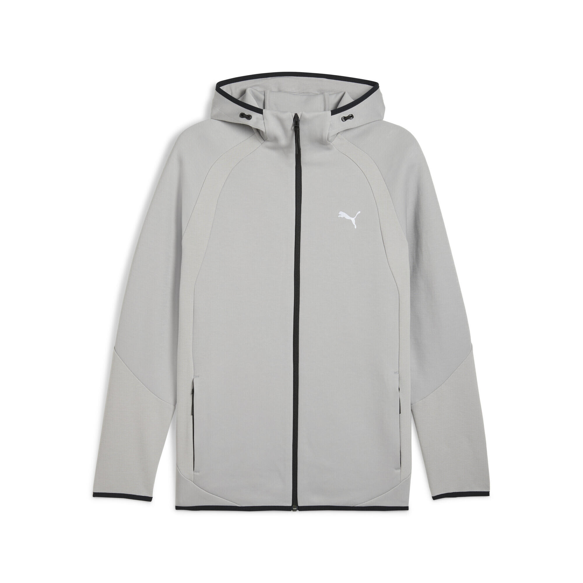 Męska bluza Evostripe z kapturem PUMA Gray Echo
