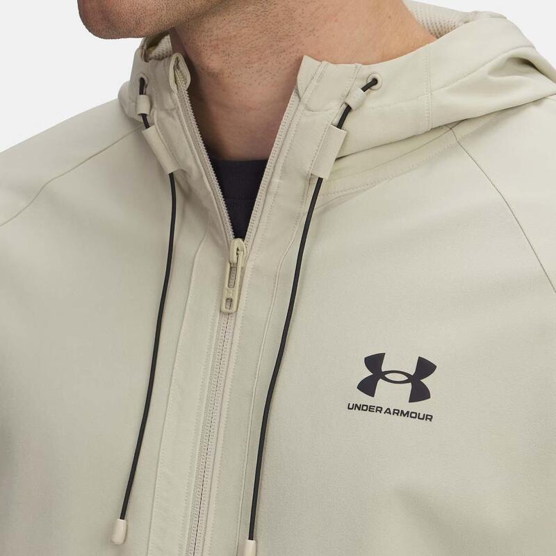 Geacă coupe-vent UA Stretch Woven pentru bărbați Under Armour - bej