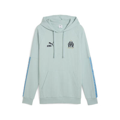 Felpa con cappuccio Olympique de Marseille KING da uomo PUMA White Gold