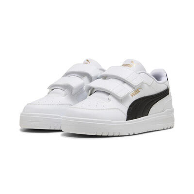 Zapatillas Shuffle Downtown Low Niños PUMA White Gold