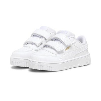 Carina street sneakers voor peuters puma white gold