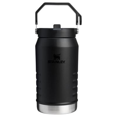 Waterfles iceflow™ 1.9l met inklapbaar rietje rvs thermosfles tenis fietsen