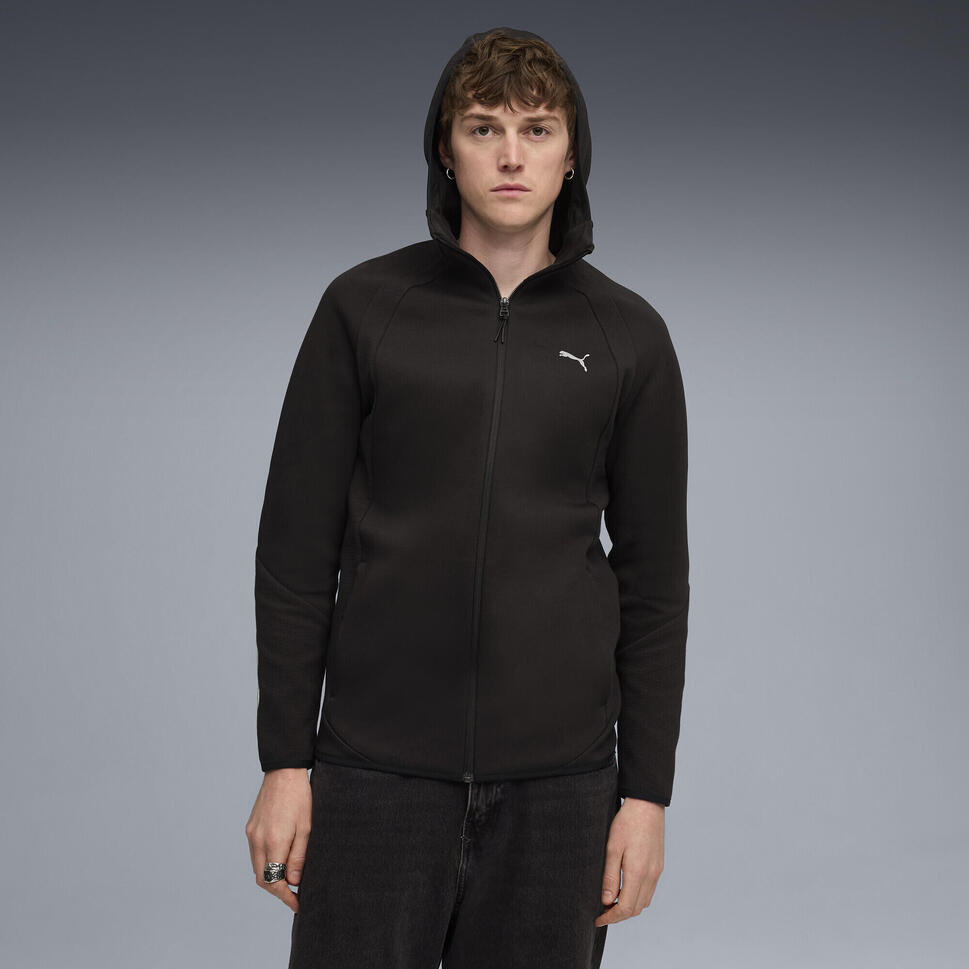 Męska bluza Evostripe z kapturem PUMA Black