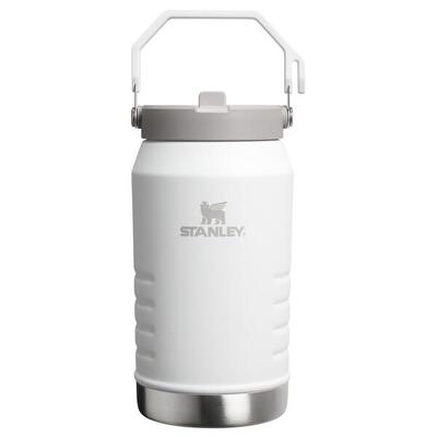 Waterfles iceflow™ 1.9l met inklapbaar rietje rvs thermosfles tenis fietsen