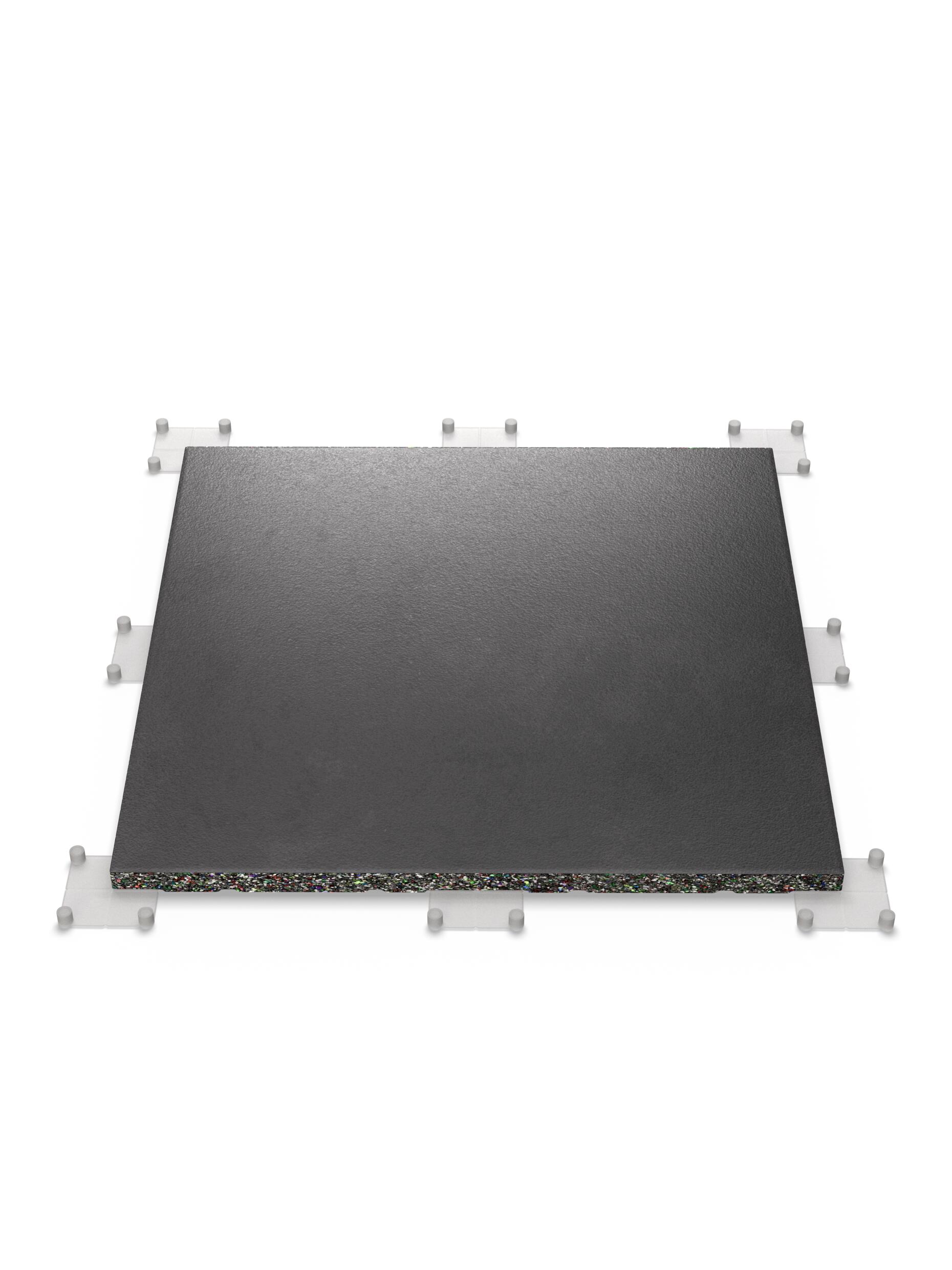 1m2 | MaxProtect Bodenschutzmatte | 20 mm Stärke | 100x100cm 6/7