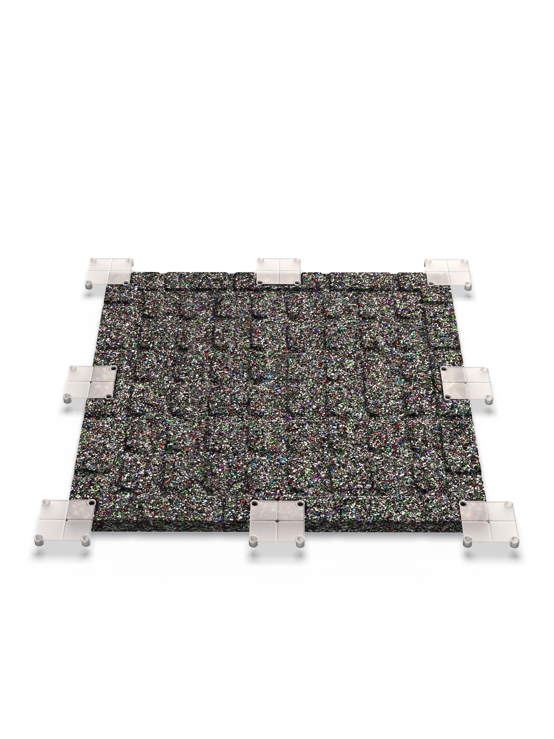 1m2 | MaxProtect Bodenschutzmatte | 20 mm Stärke | 100x100cm 7/7