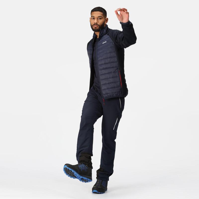Doudoune Synthétique Randonnée - Clumber Hybrid verte homme