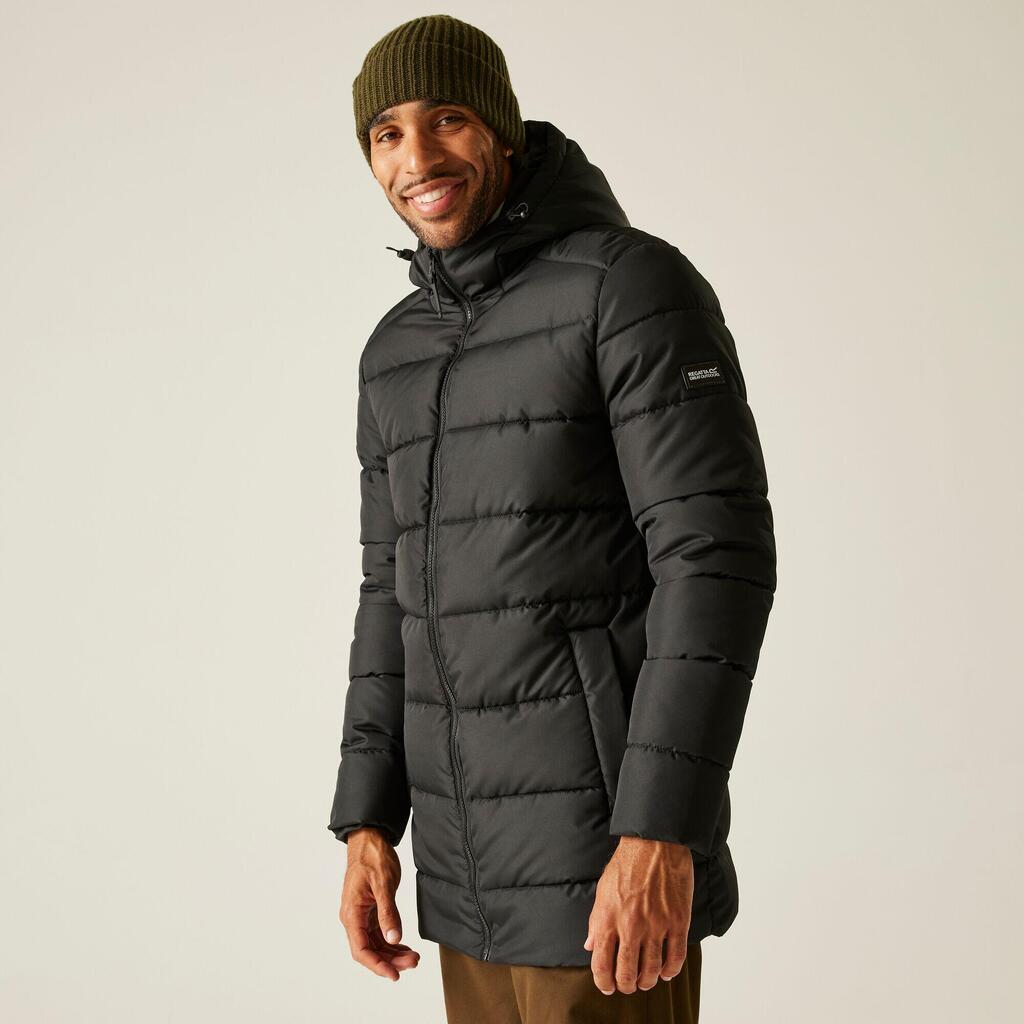 Lakiver Mens Water-repellent Baffled Jacket