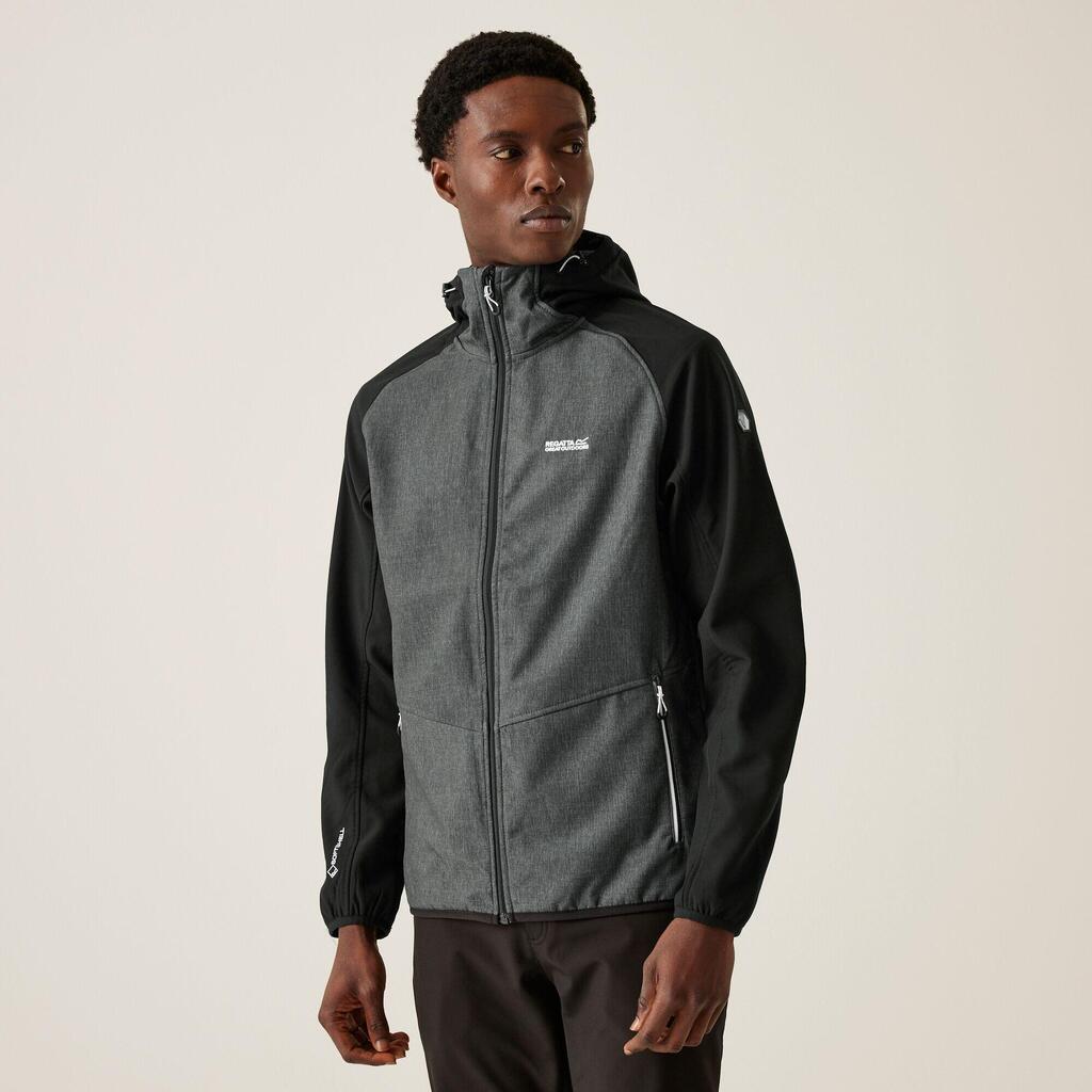 Arec III Mens Water Repellent Hiking Softshell Jacket