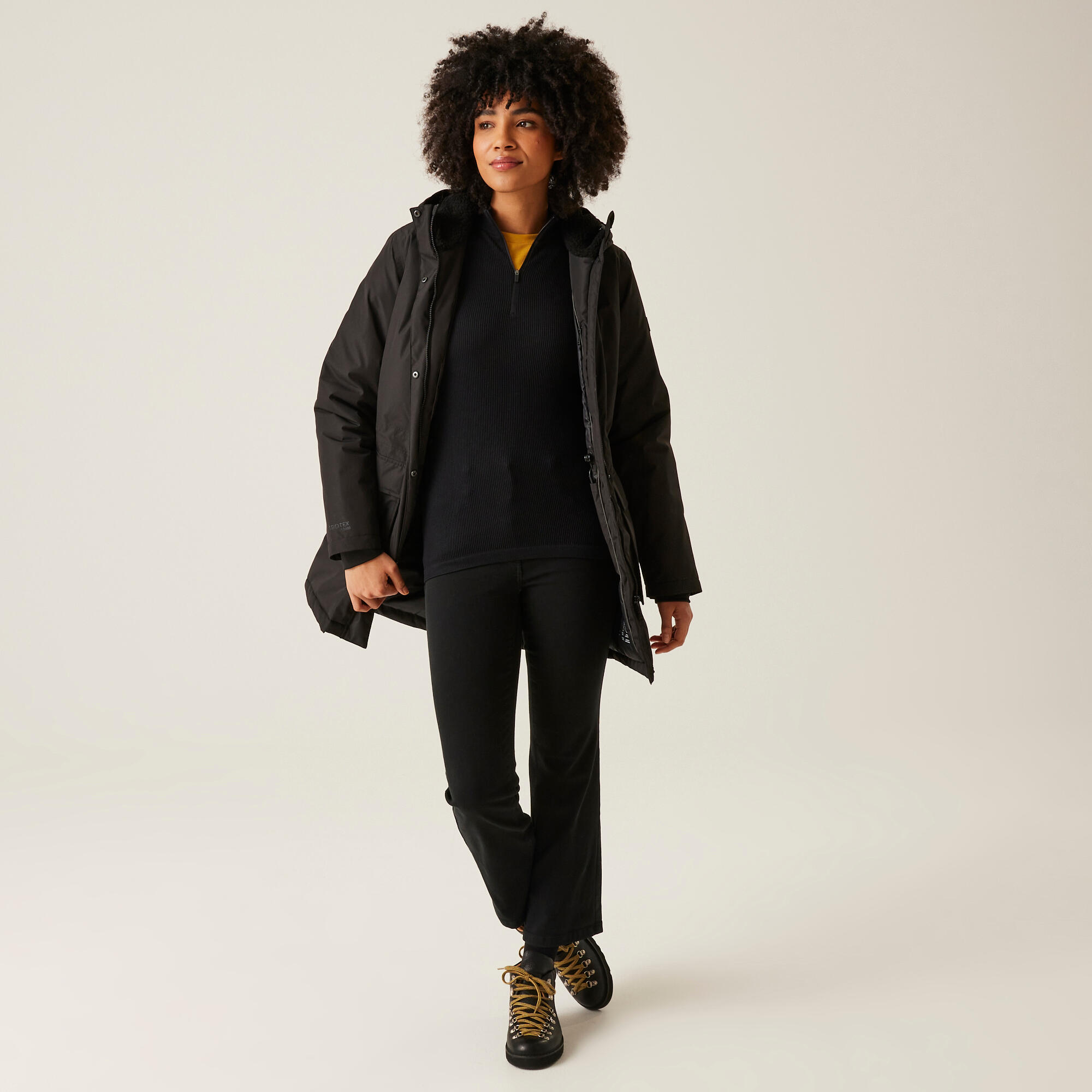 Giacca impermeabile con cappuccio donna Regatta Voltera 3/7