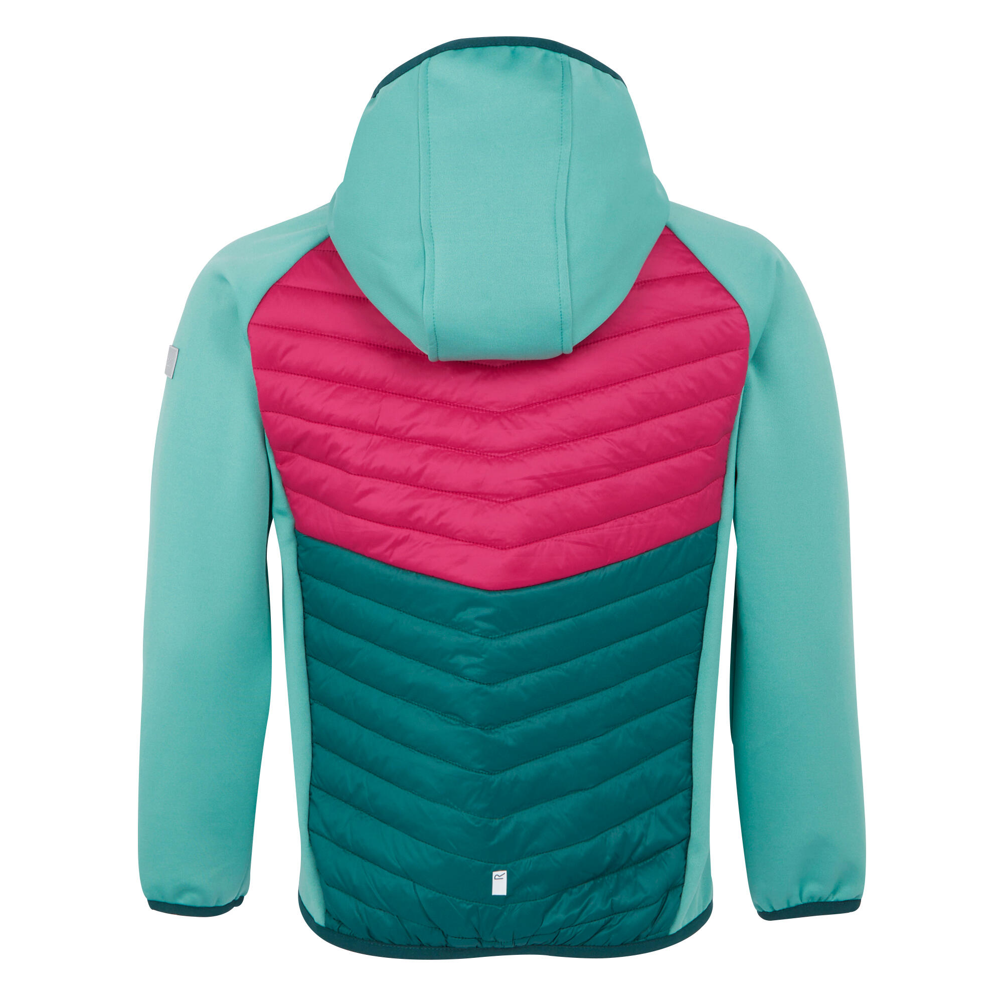 Veste de randonnée hybride matelassée enfant Kielder VIII 7/7