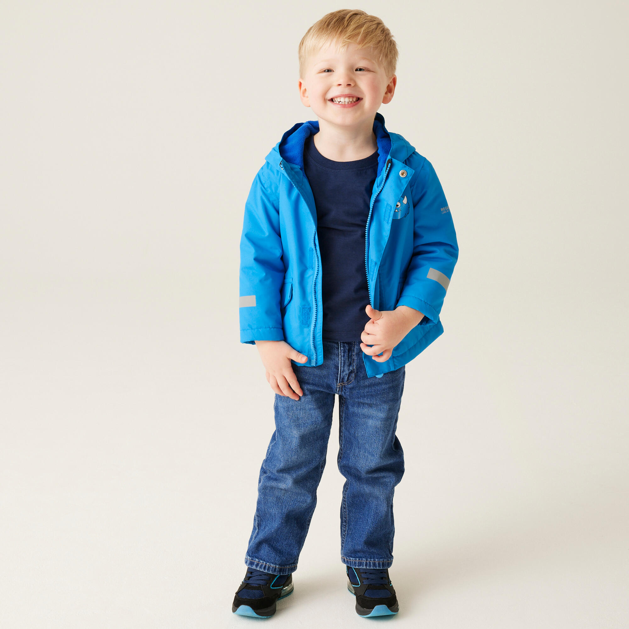 De Animal casual waterdichte, geïsoleerde jas voor kinderen 3/6