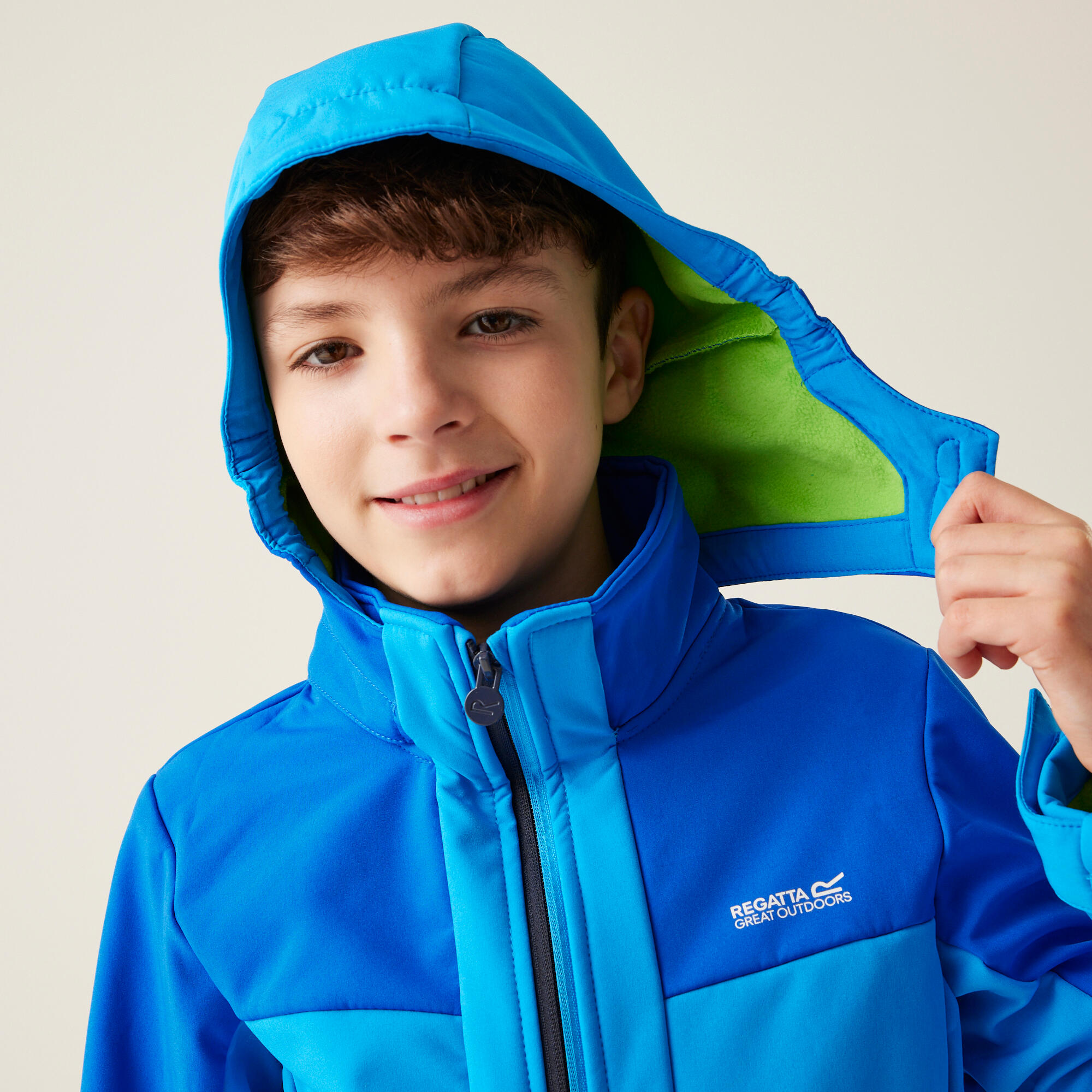 Softshell Jack Kinderen Waterdicht Winddicht Ademend Afneembare Capuchon 6/7