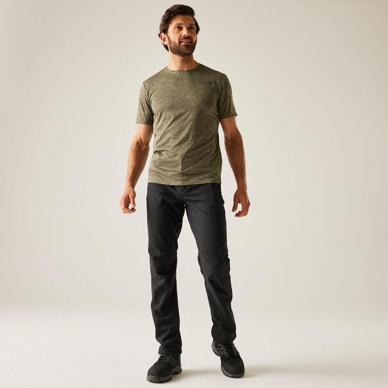 Wanderhose Geo Softshell II Wandern/Outdoor/Trekking Herren Black Ohne