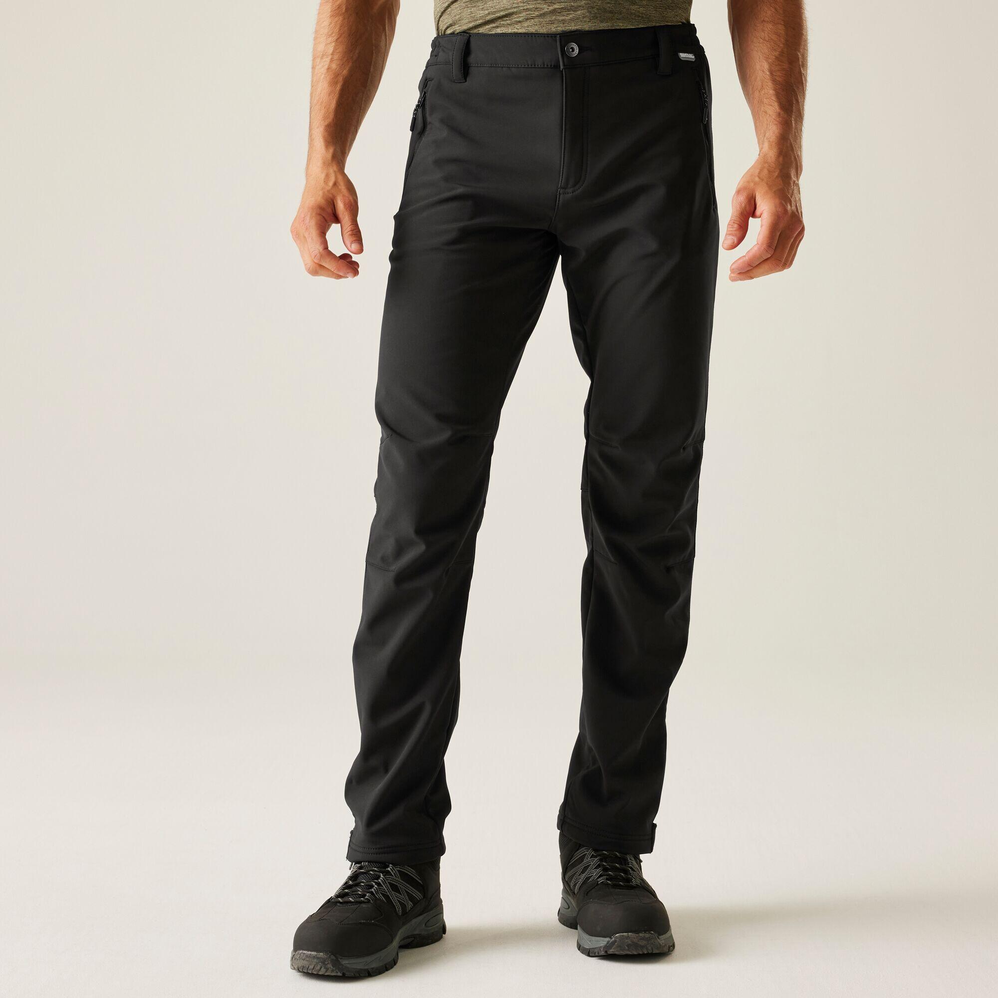 Regatta - Pantalon - Geo Softshell Ii Homme - Pantalons - Noir - 48 Xl - Decathlon