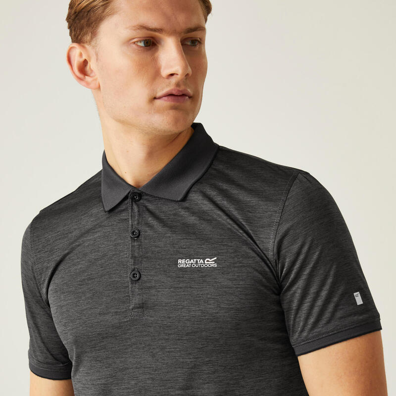 Tricou de drumeție pentru bărbați REGATTA Polo Remex II ash