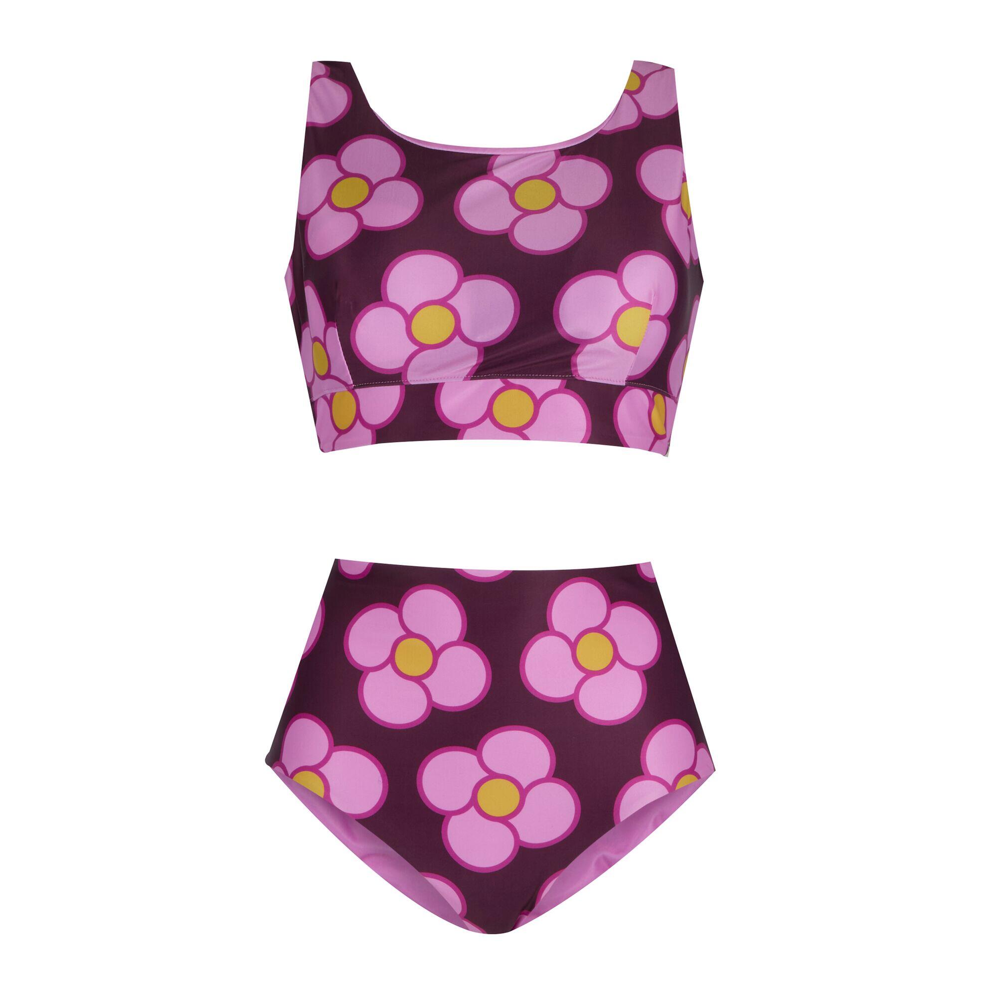 Maillot de bain 2 pièces réversible femme Regatta Orla Kiely 7/7