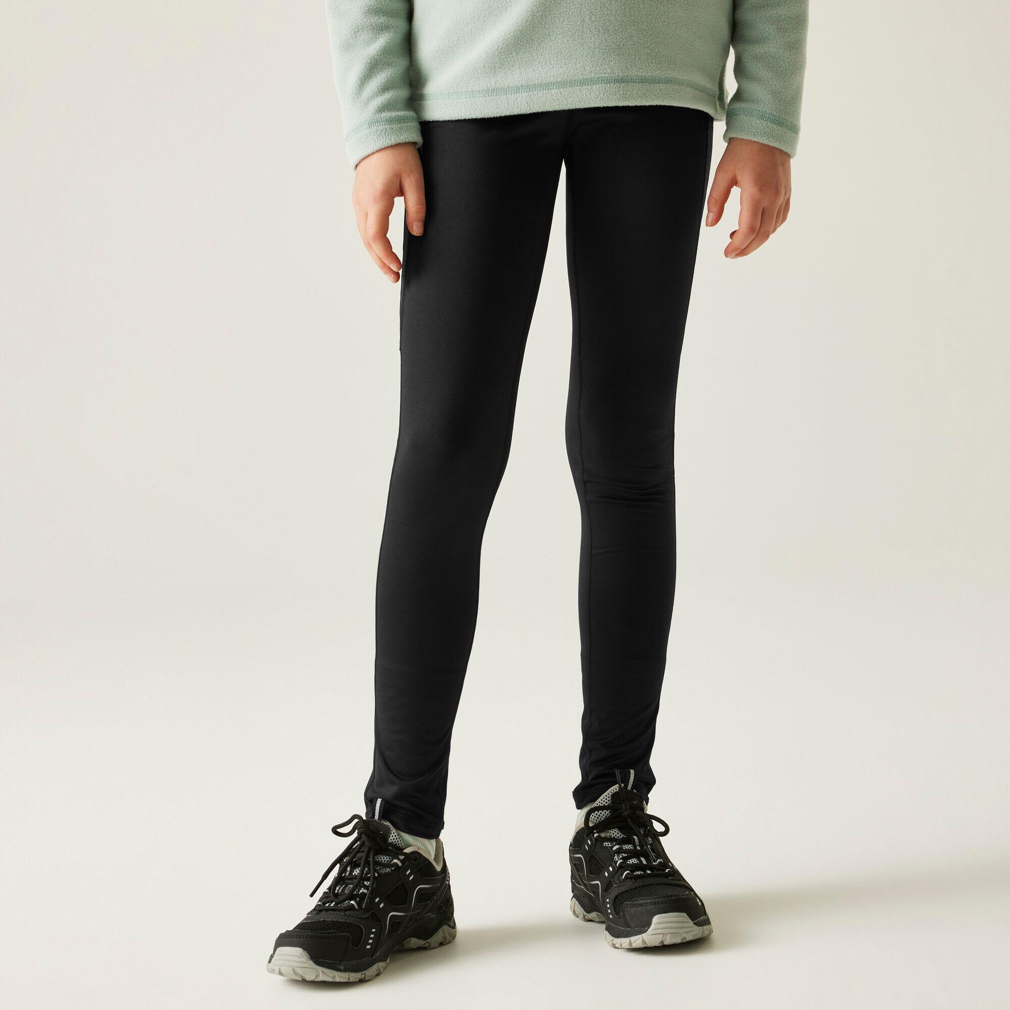 Regatta - Pantalon Randonnée - Barlia Vert Enfant - Legging - Noir - 15-16 Ans - Decathlon