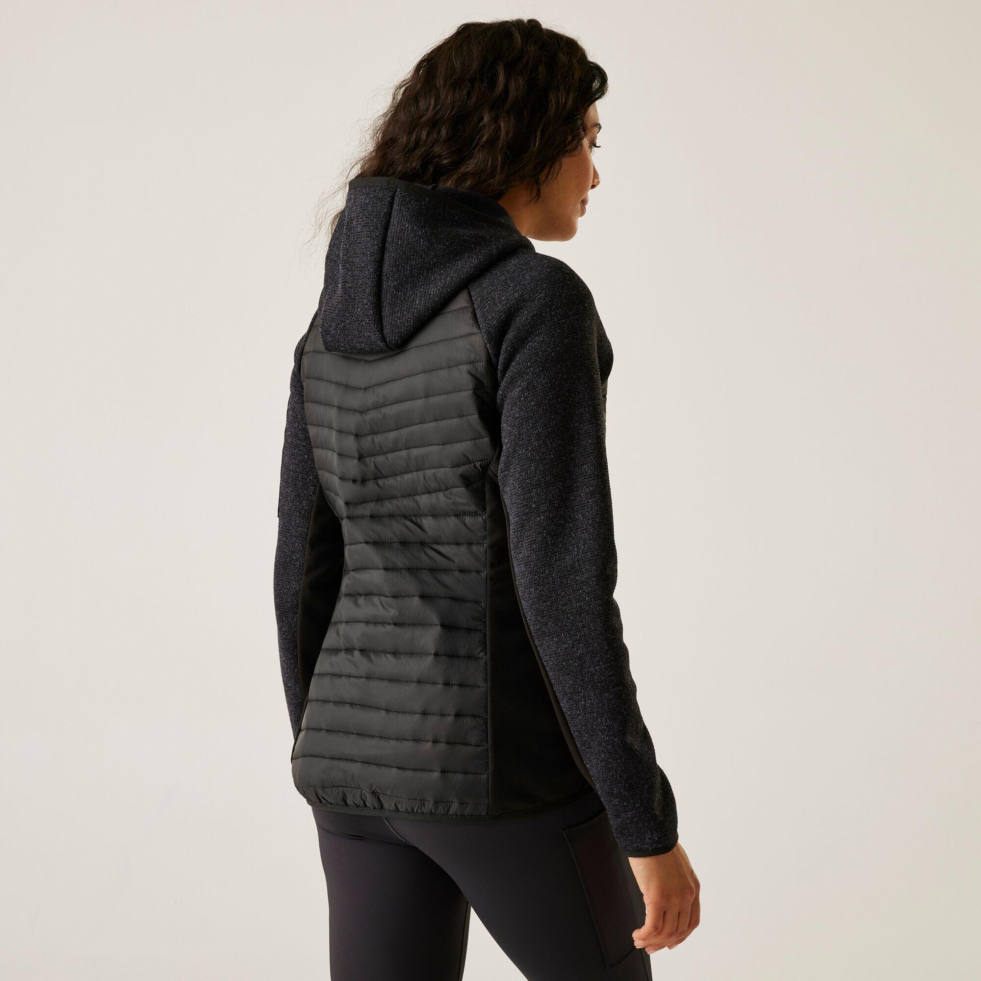 Veste Andreson matelassée hybride extensible à capuche déperlante pour femme 2/7