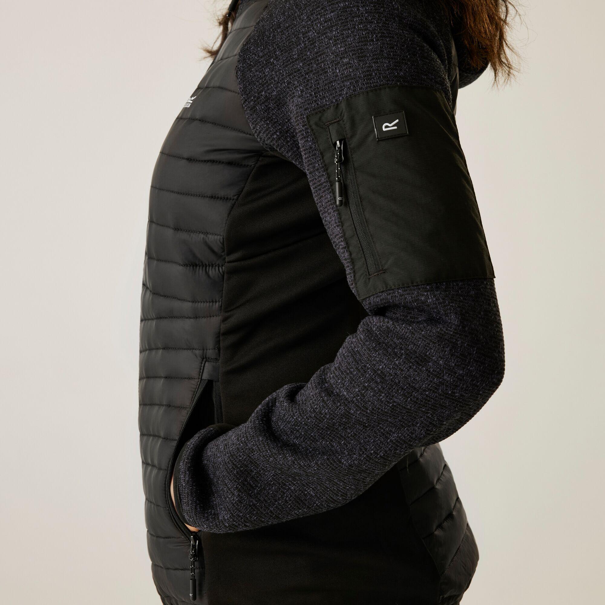 Veste Andreson matelassée hybride extensible à capuche déperlante pour femme 4/7