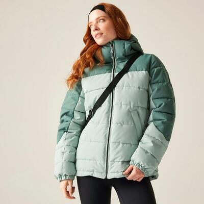 Aldthorn Wasserabweisende Wärmende Steppjacke mit Kapuze für Damen