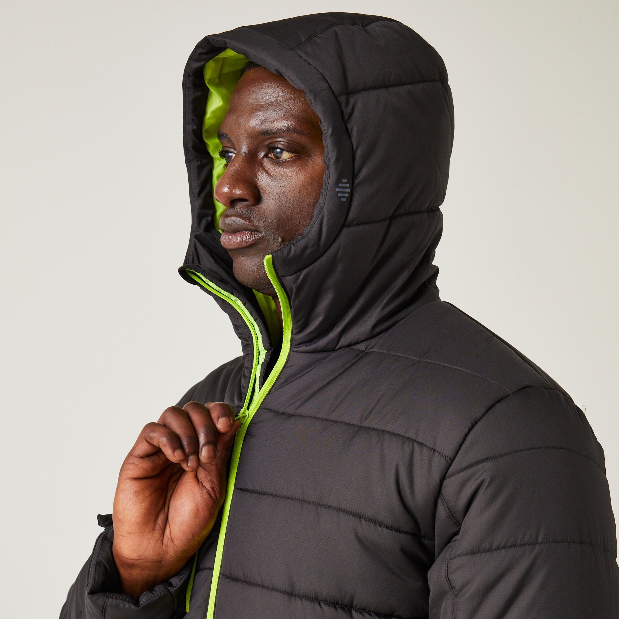 Doudoune Synthétique Randonnée - Nagate Noir Homme 5/7