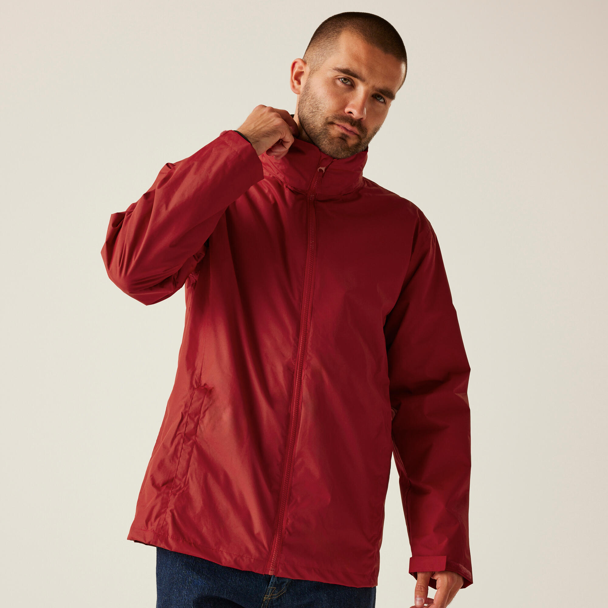 REGATTA Herren Wandern Jacke Wasserdicht - Dunkelgrau