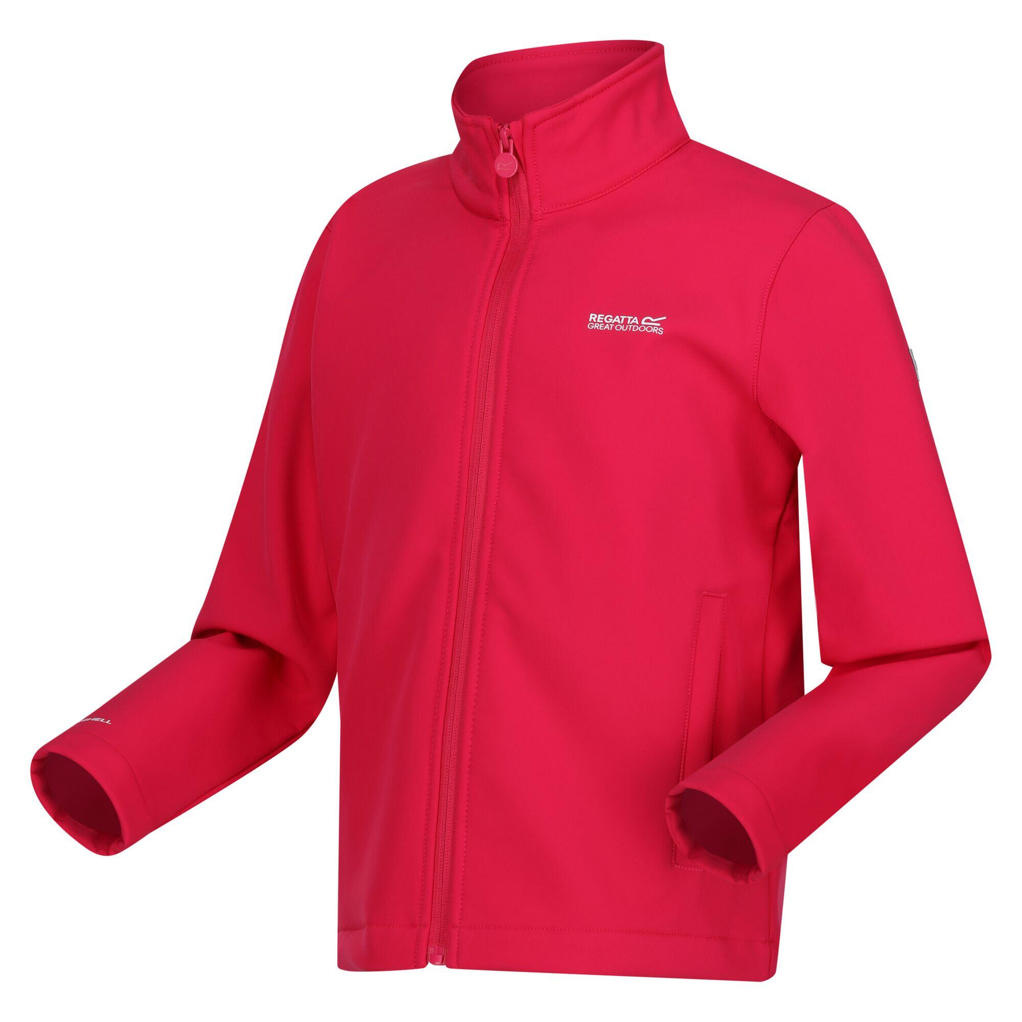 Softshell Jack Kinderen Hiking Zippered Fleece 7/7