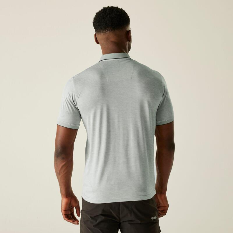 Funktionsshirt Remex II Wandern/Outdoor/Trekking Herren Silver Grey Atmungsaktiv