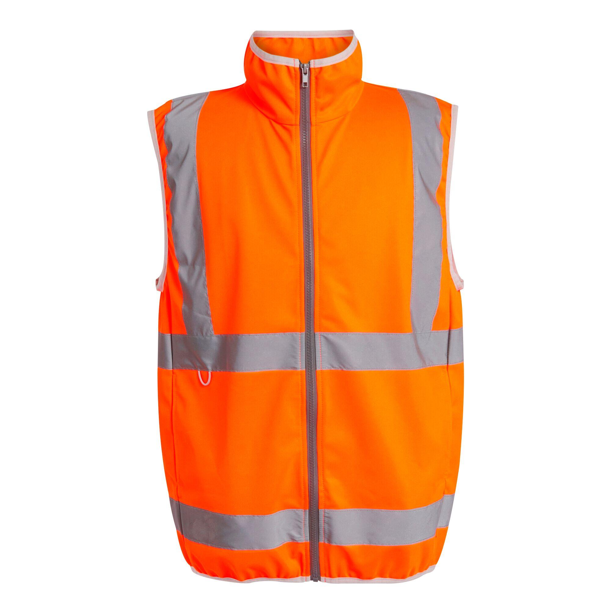 Herren Wandern T-Shirt Reflektierende Streifen, Gelb/Orange 7/7
