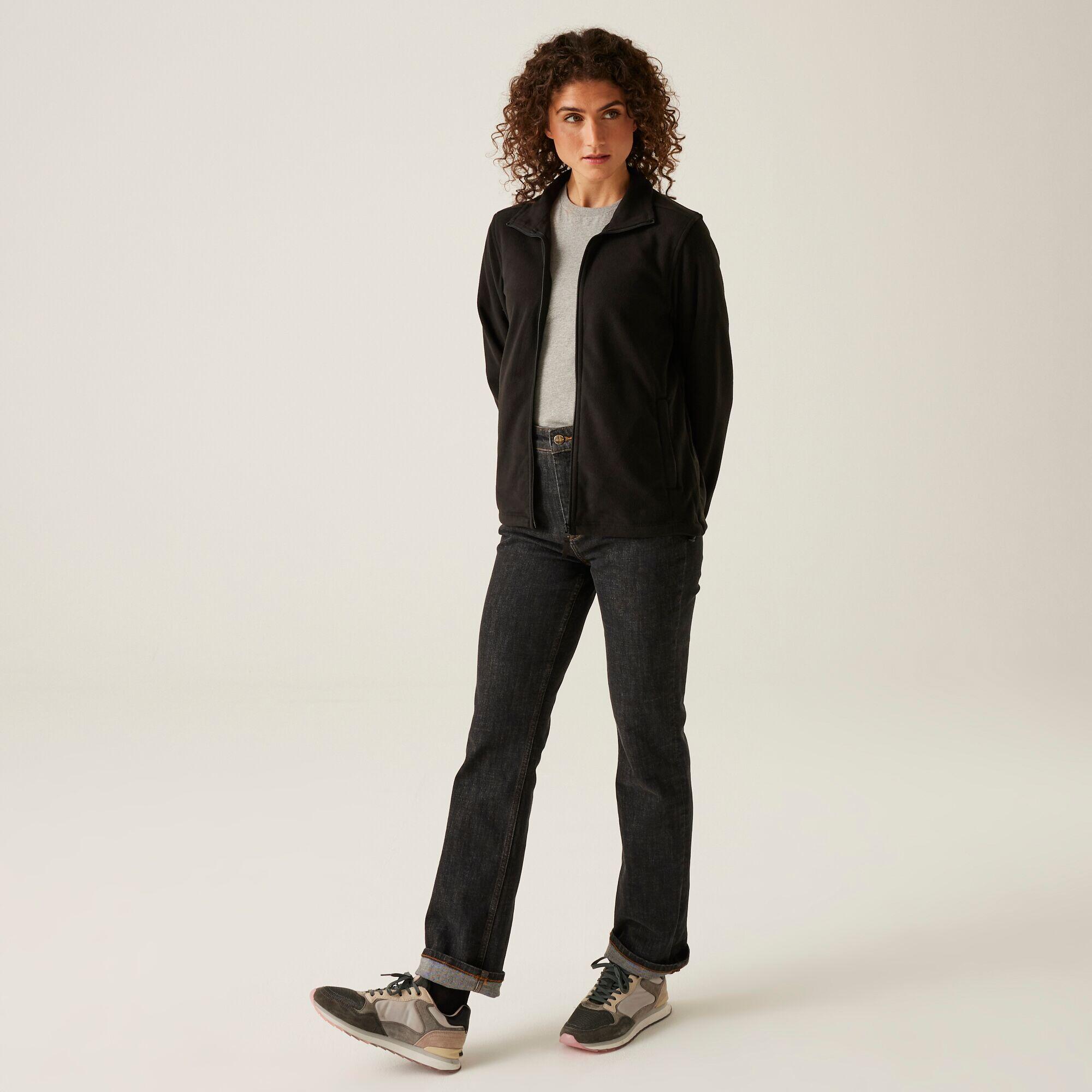 Fleece Hiking Dames Zacht Materiaal Rits 3/5