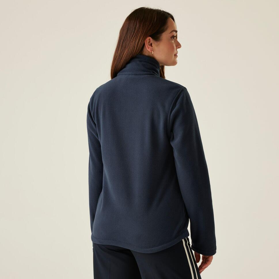 Damski lekki mikropolar z pełnym zamkiem błyskawicznym