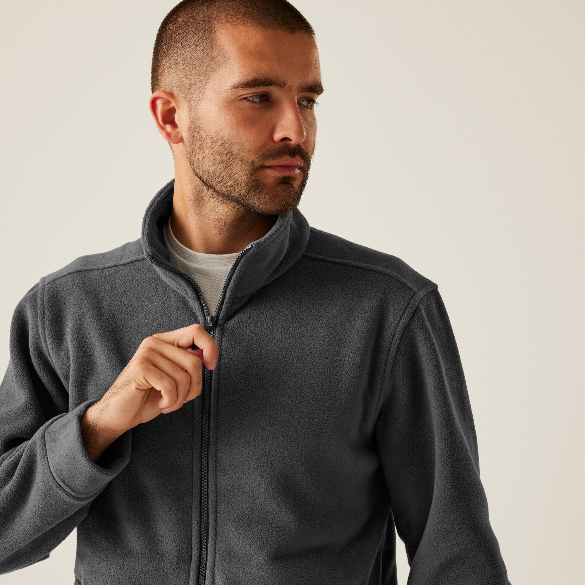 Herren Wandern Fleecejacke - Thor 300, grau 4/6