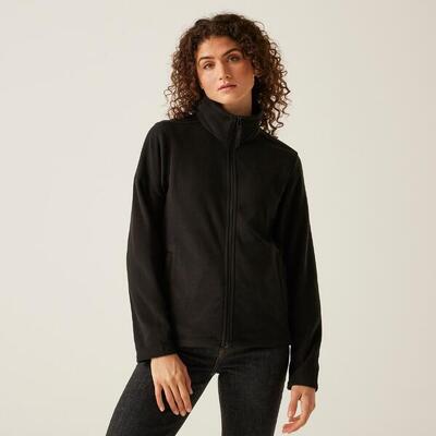 Fleece hiking dames zacht materiaal rits