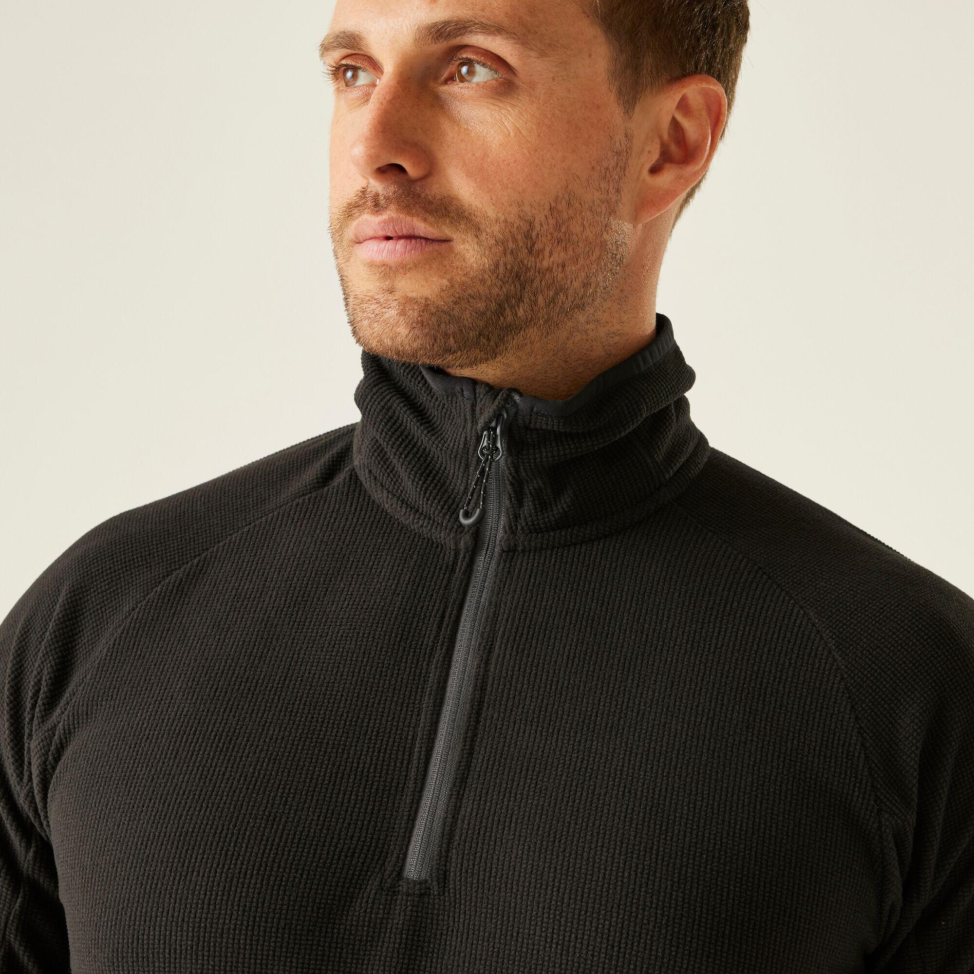 Pile Uomo Nagate Half Zip Escursionismo 4/4
