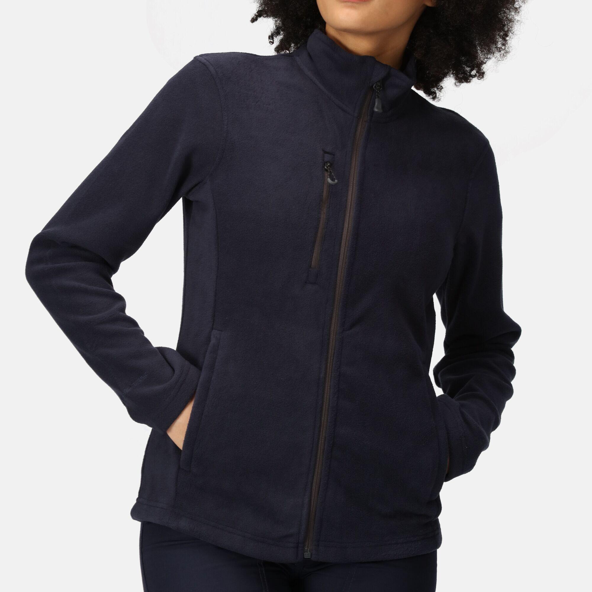 Fleece Wandelen Dames Volledige Rits Recycled 5/7