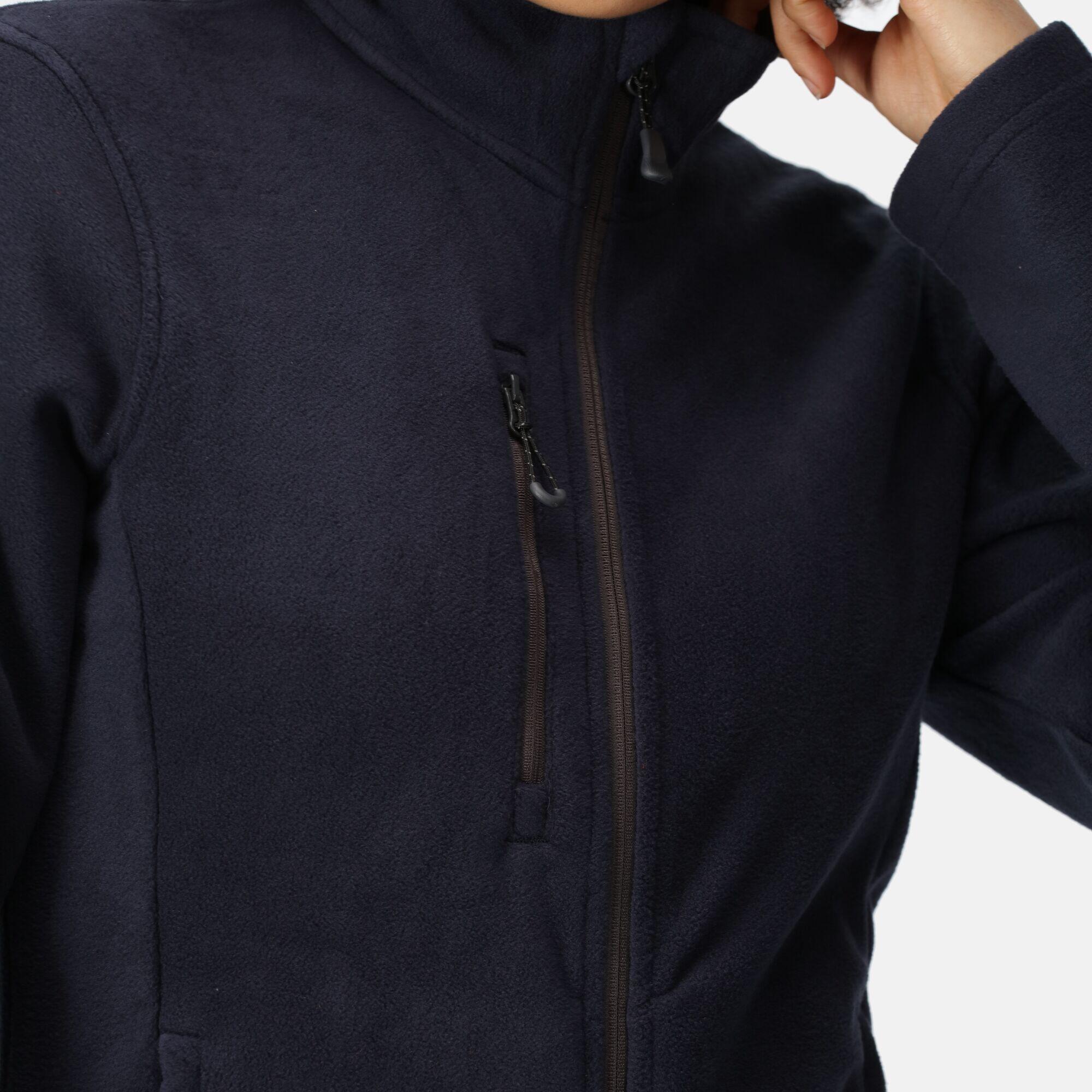 Fleece Wandelen Dames Volledige Rits Recycled 4/7