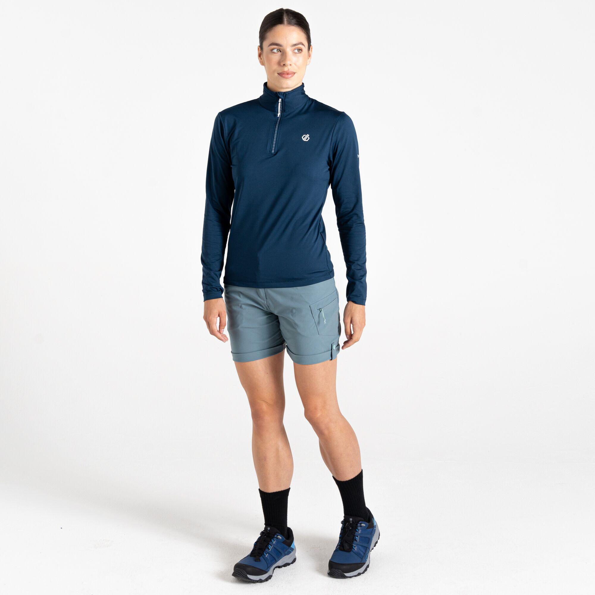 Pullover Sweat Fleece Ski Dames Midlayer Lowline II 2/6
