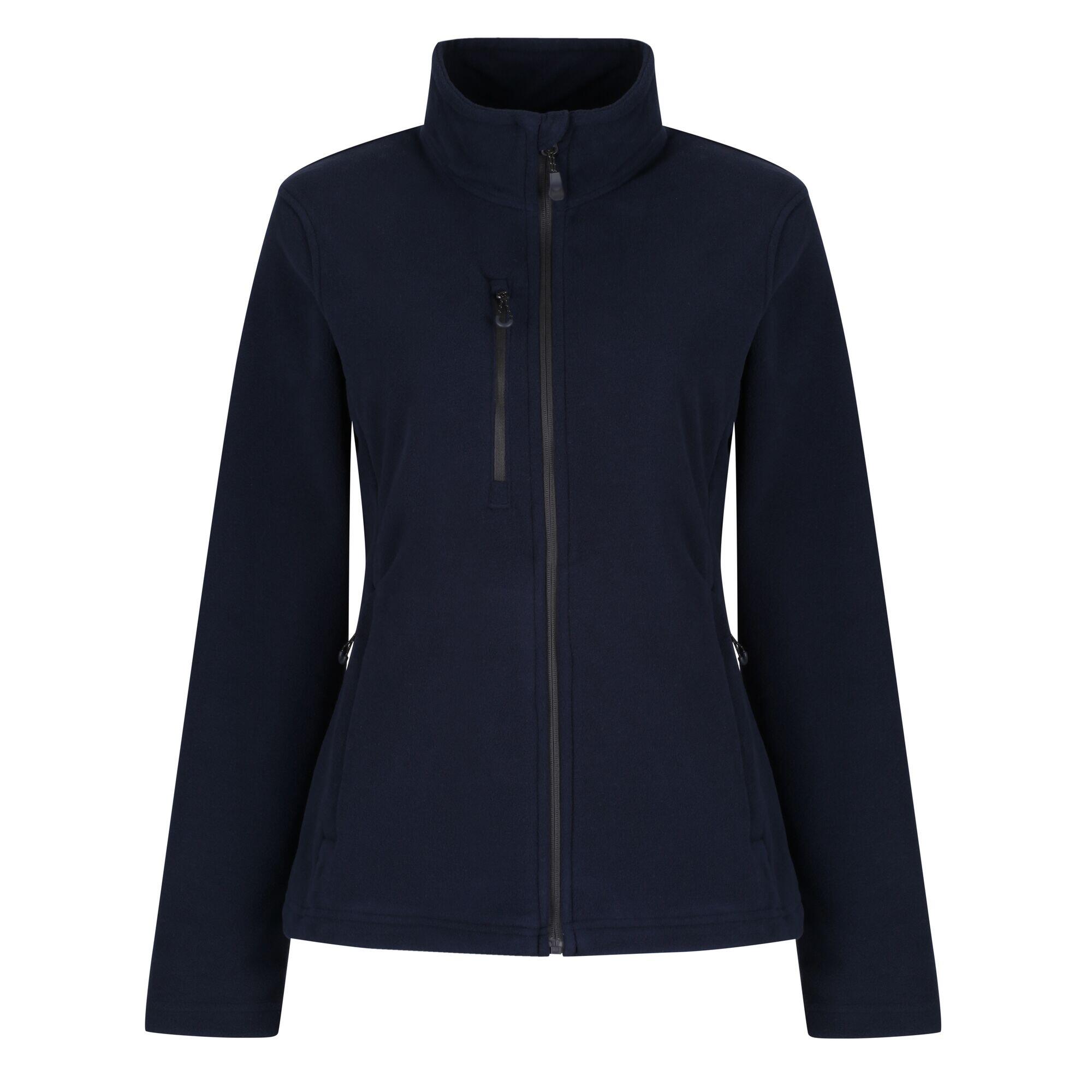 Fleece Wandelen Dames Volledige Rits Recycled 6/7