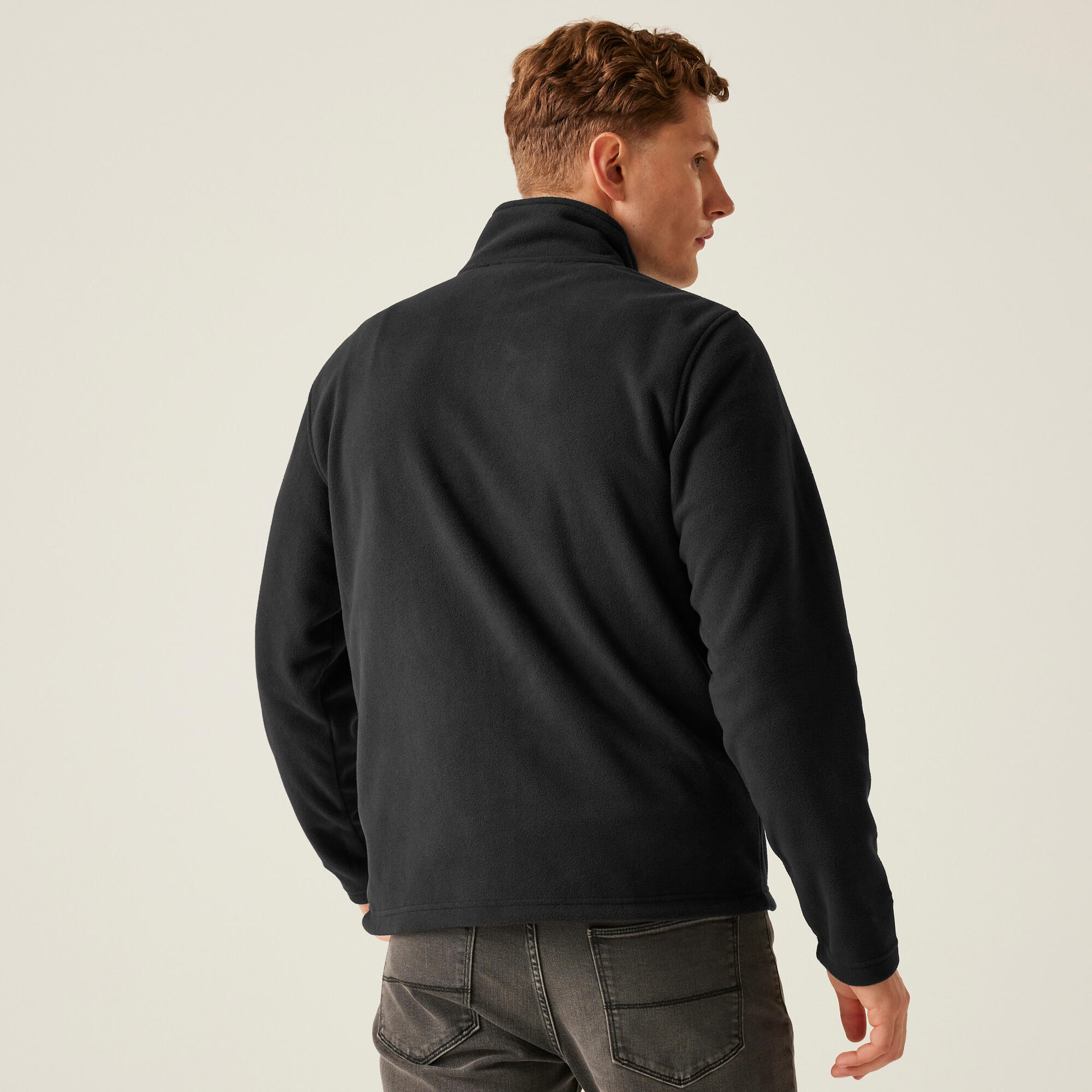 Pile Escursionismo Uomo Honestly Made Recycled Full Zip Fleece 2/5