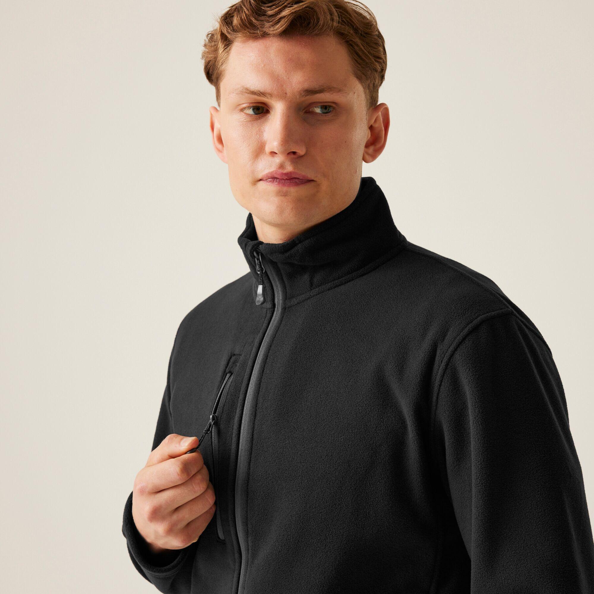 Pile Escursionismo Uomo Honestly Made Recycled Full Zip Fleece 4/5