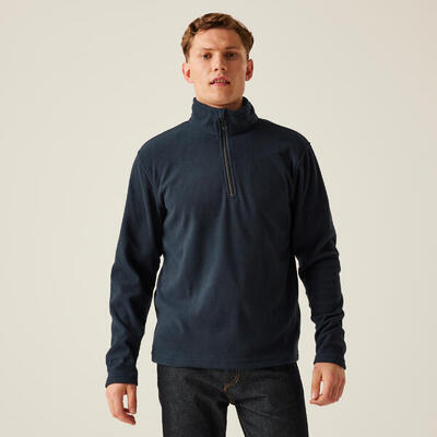 Herren Wandern Fleece Half-Zip. blau