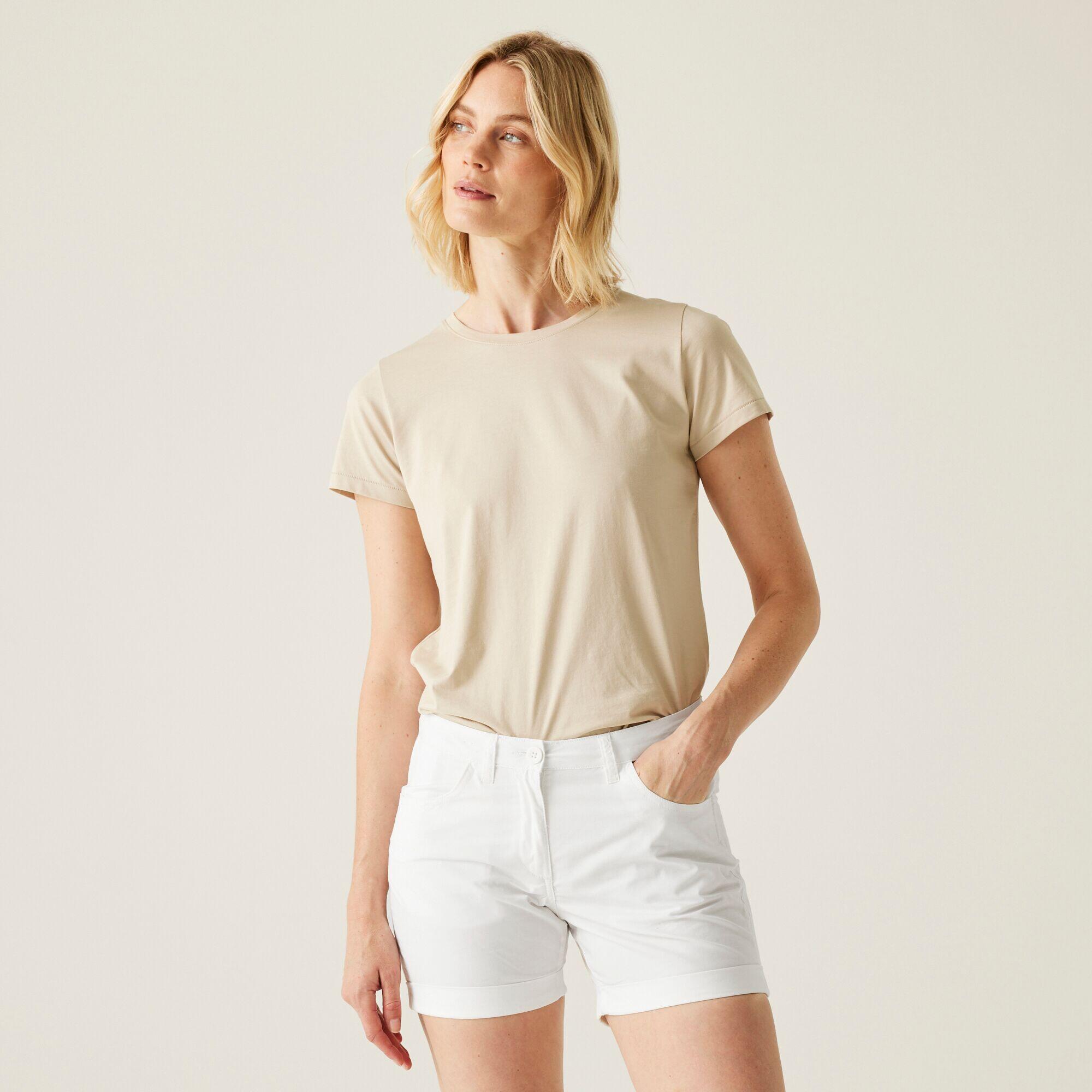 Regatta - Short - Pemma Marine Femme - Short - Blanc - Decathlon