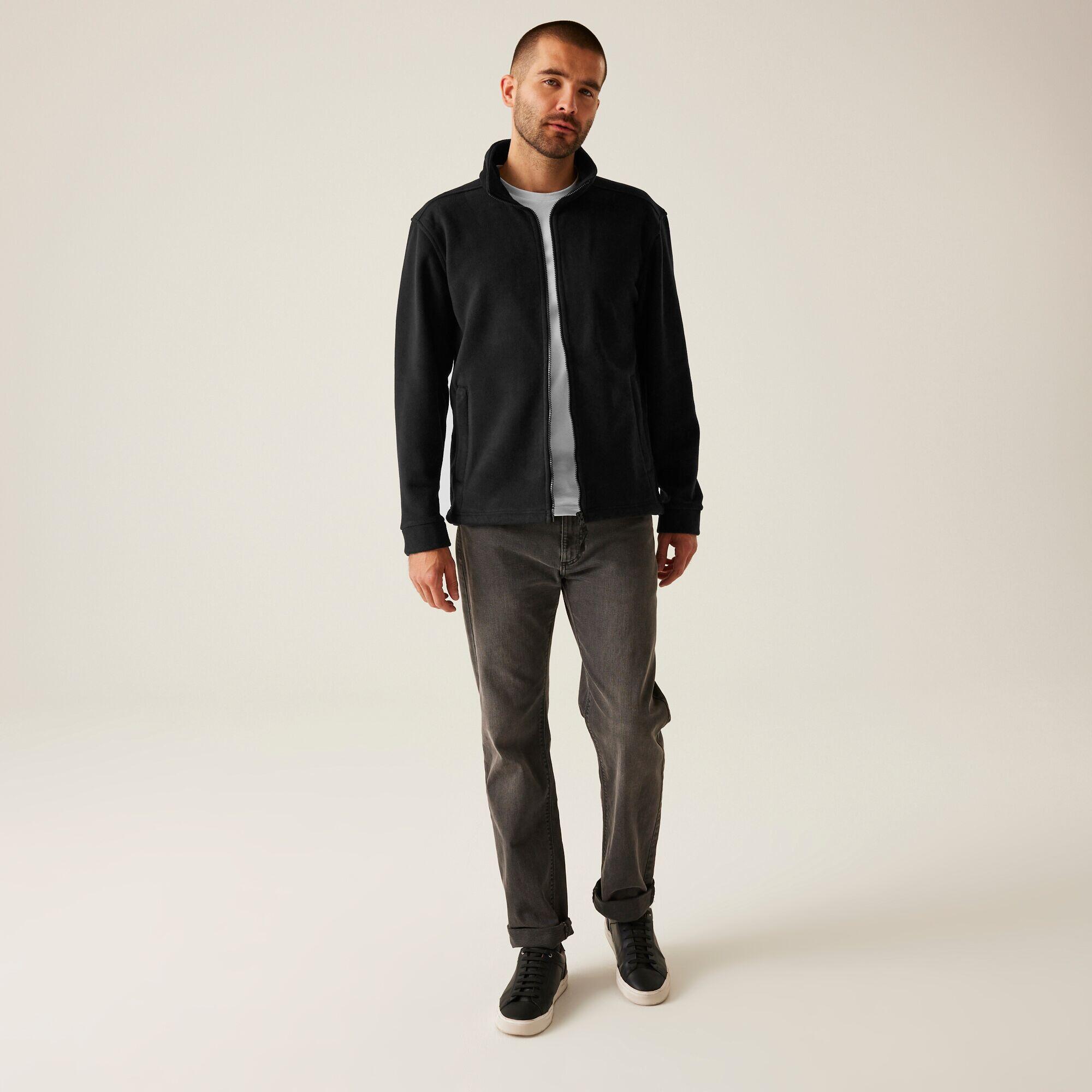 Herren Wandern Fleecejacke - Thor 300, grau 3/5